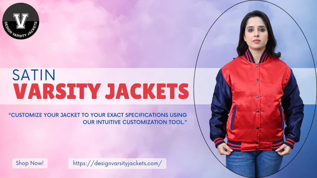 Blank Satin Varsity Jackets