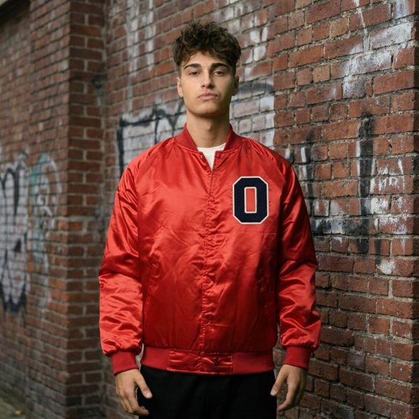 satin Letterman jacket