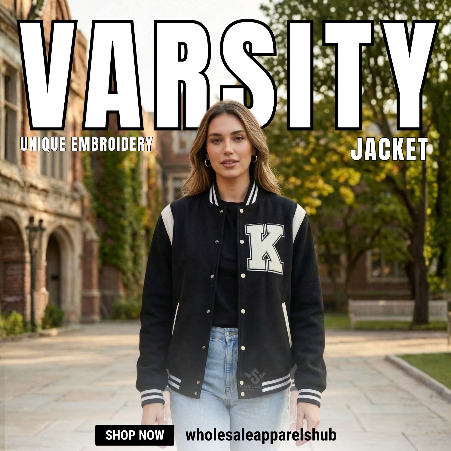 Varsity Jackets With Unique Embroidery
