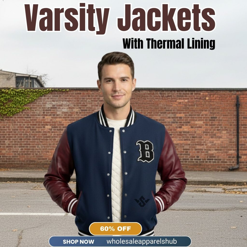 Varsity Jackets With Thermal Lining Varsity Jackets With Thermal Lining