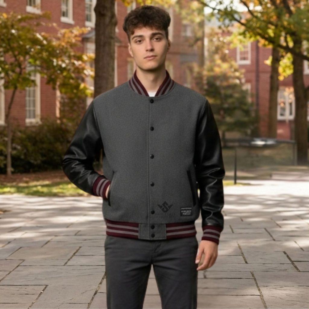 Leather Sleeve Varsity Jackets For Men Leather Sleeve Varsity Jackets For Men