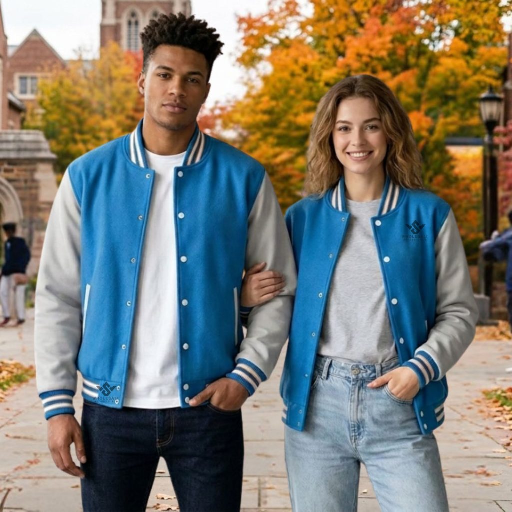 Cotton Fleece Varsity Jackets For Unisex Cotton Fleece Varsity Jackets For Unisex