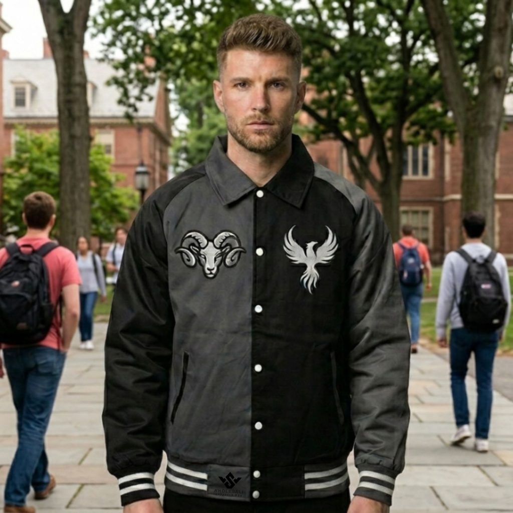 Two Truetone Varsity Jackets For Custom Two Truetone Varsity Jackets For Custom