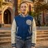 Trendy Cropped Letterman Jackets For Women