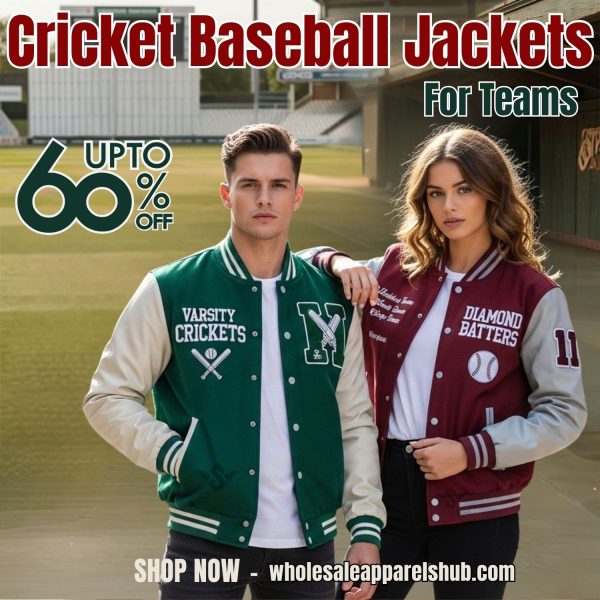 Cricket Baseball Jackets For Teams