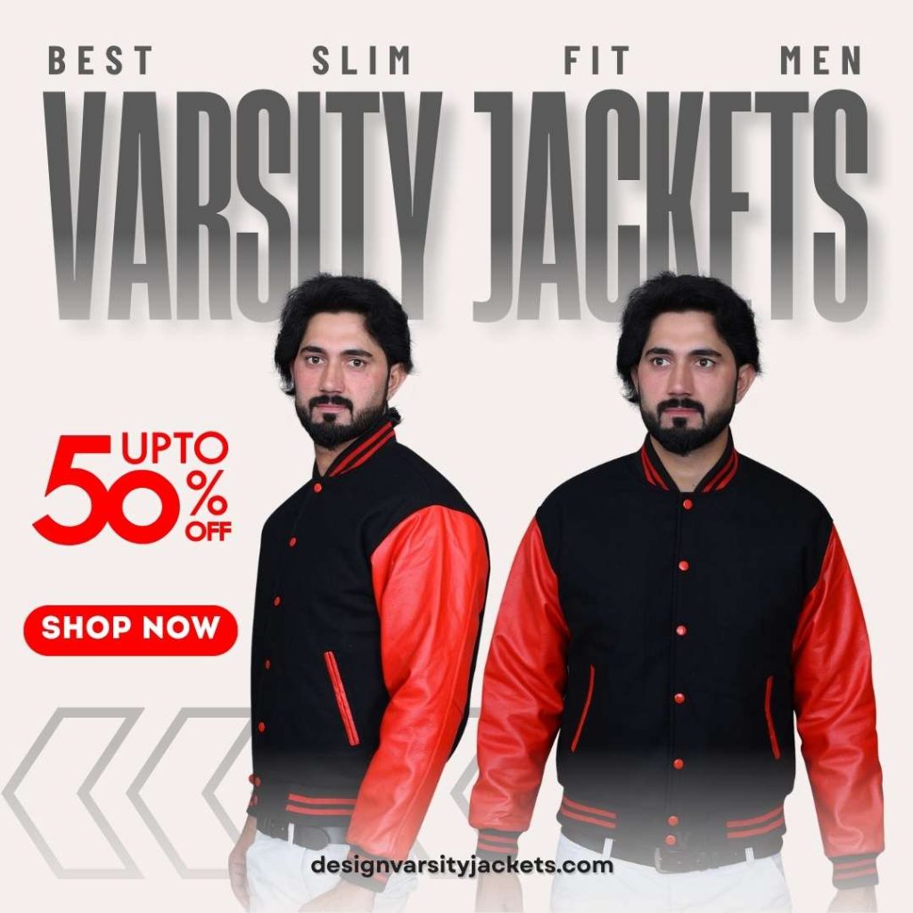 Slim Fit Varsity Jackets for Men Trend | Bold & Modern