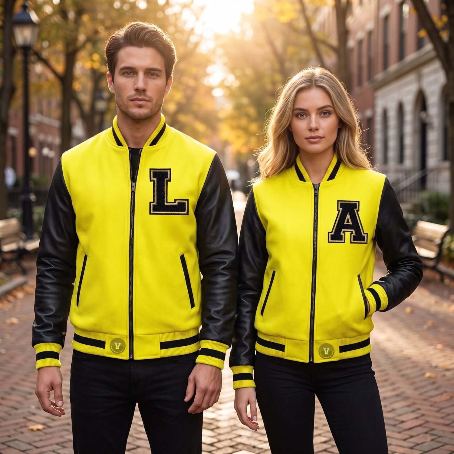 Varsity Jackets with Zippers