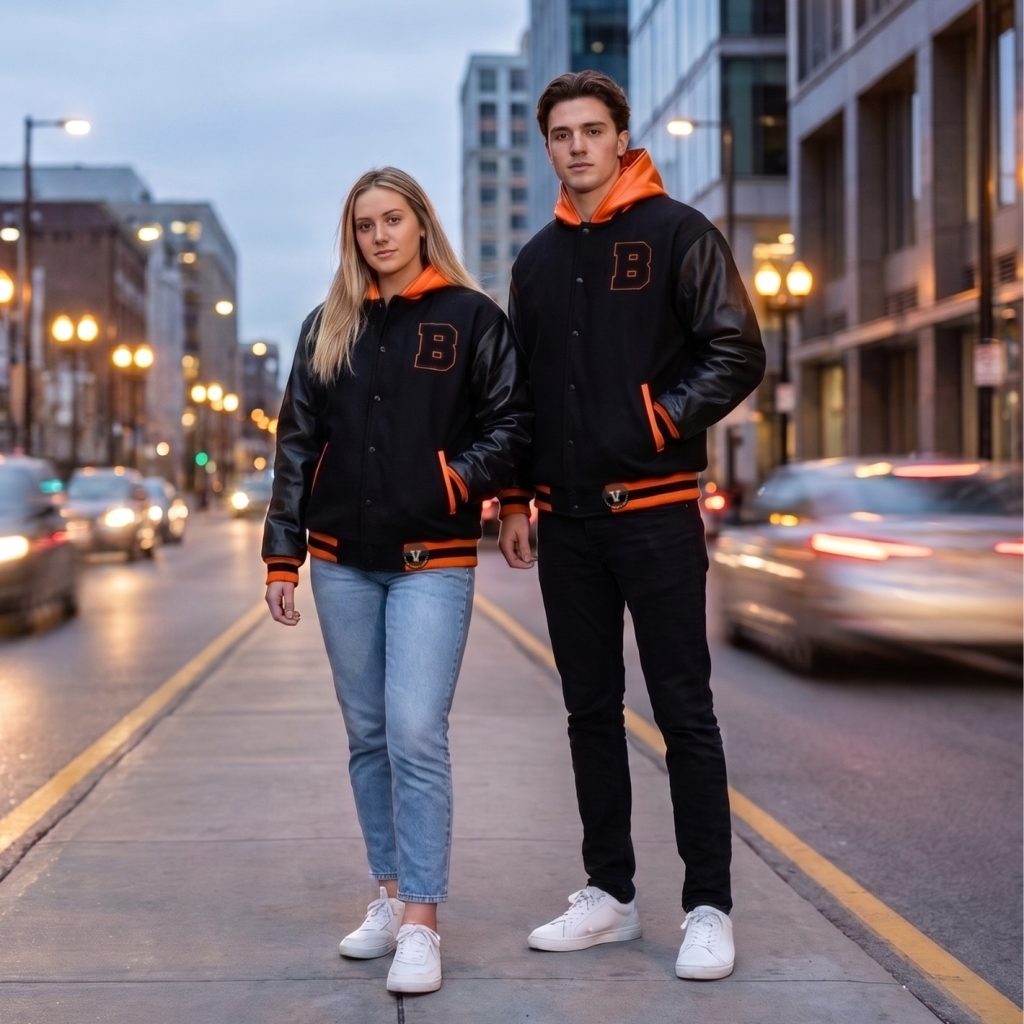 Cropped Varsity Jacket Premium Cropped Varsity Jacket Premium