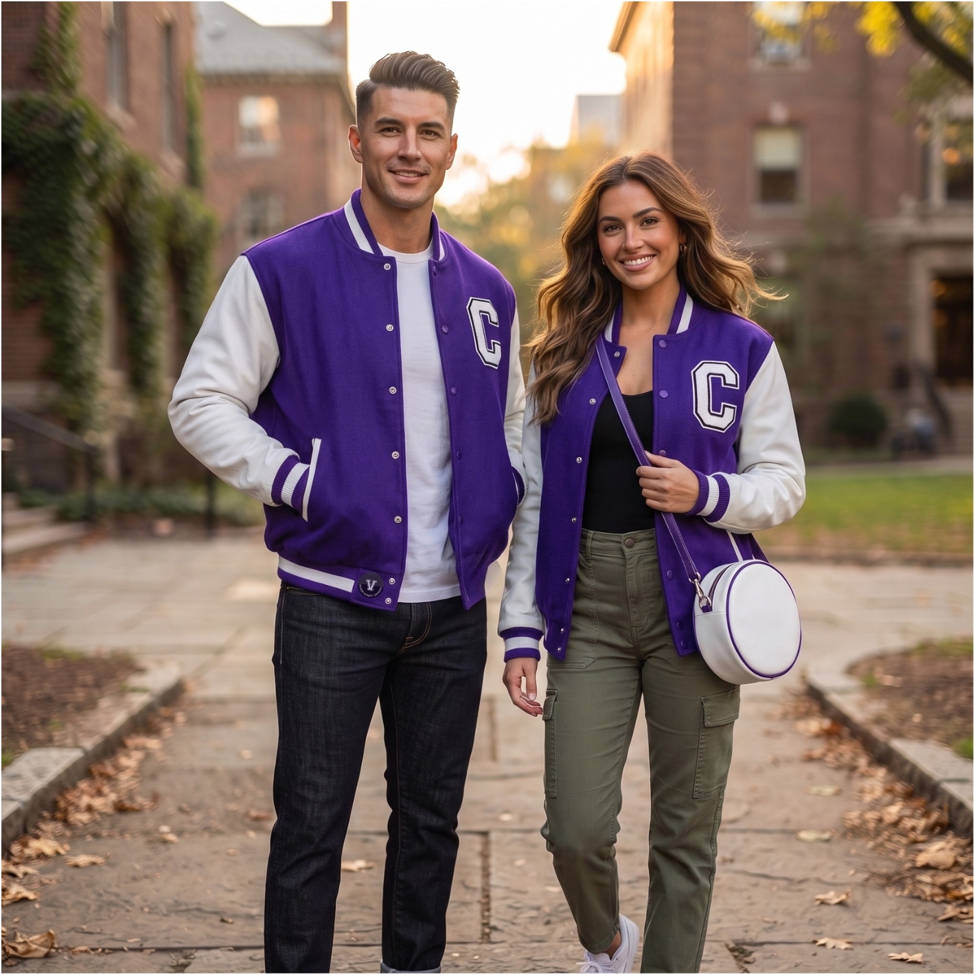Cropped Varsity Jacket Premium
