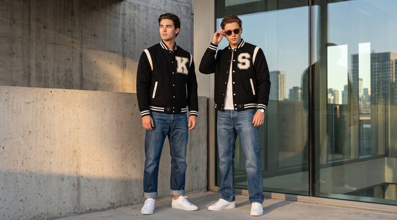 Wool Leather Varsity Jackets Custom