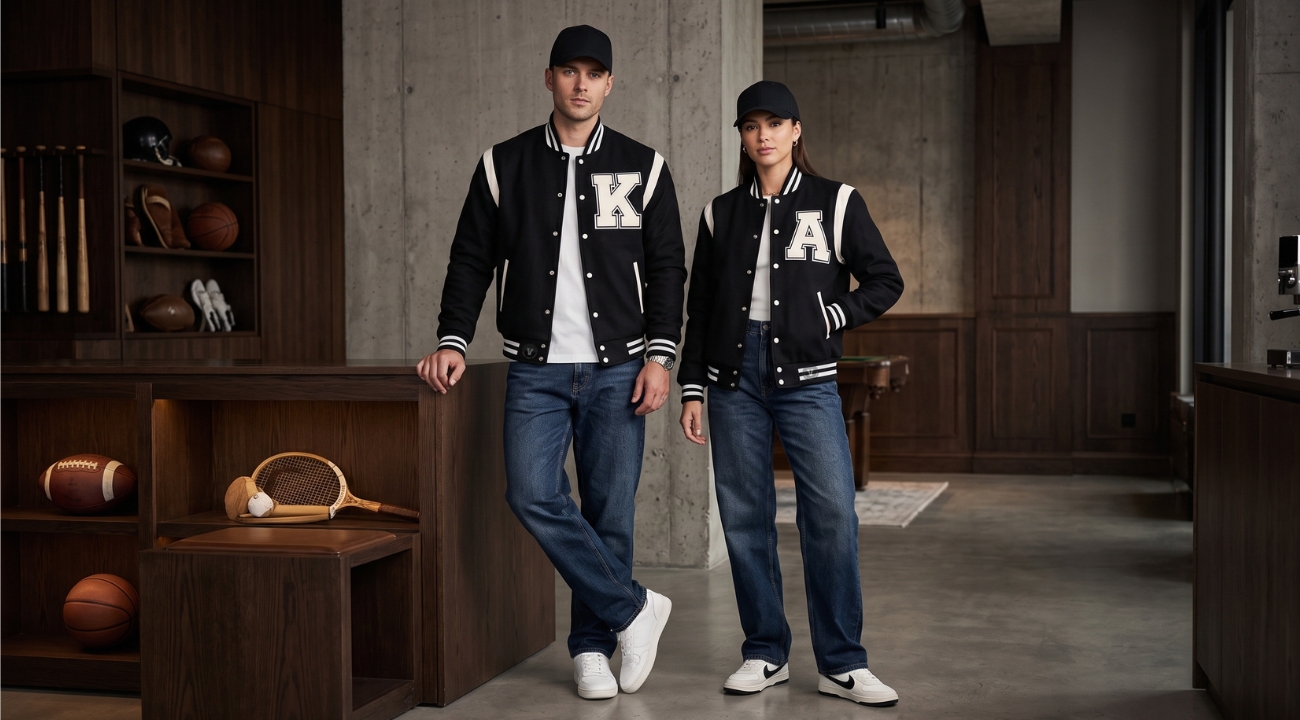 Wool Leather Varsity Jackets Custom