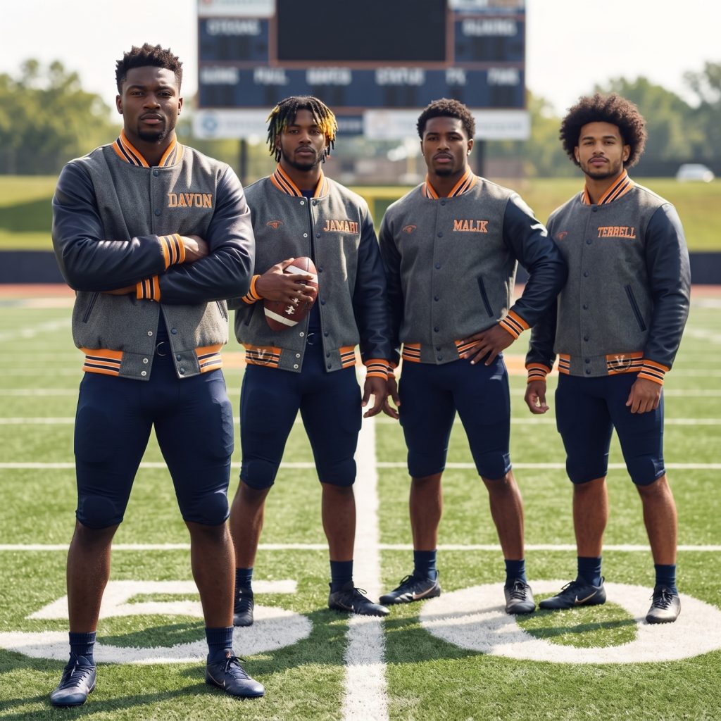Football Team Jackets With Embroidery